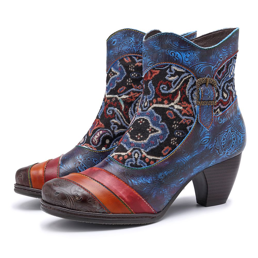 Bottes femme en En cuir - Ref 3355507 Image 10