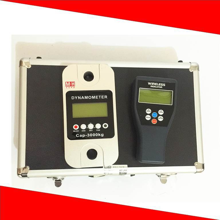 现货1000kg无线远程测测力仪板环式无线测力计拉力测力计3吨测试