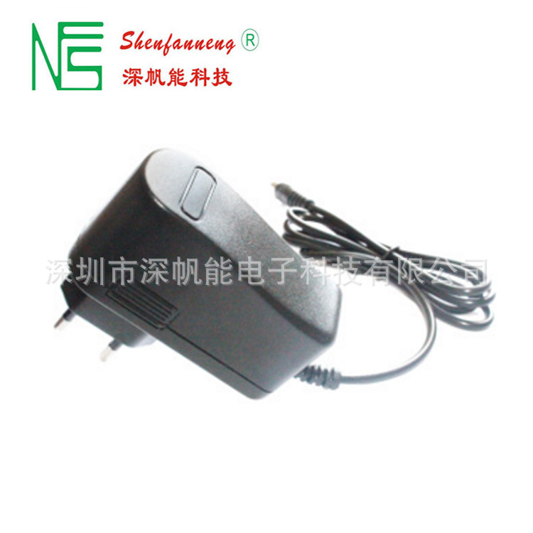 深帆能12.6v1a恒压恒流带LED转灯锂电池充电器 CE认证欧规电源