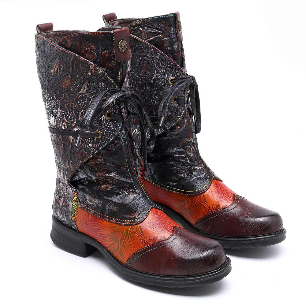 Bottes femme en En cuir - Ref 3354861 Image 17