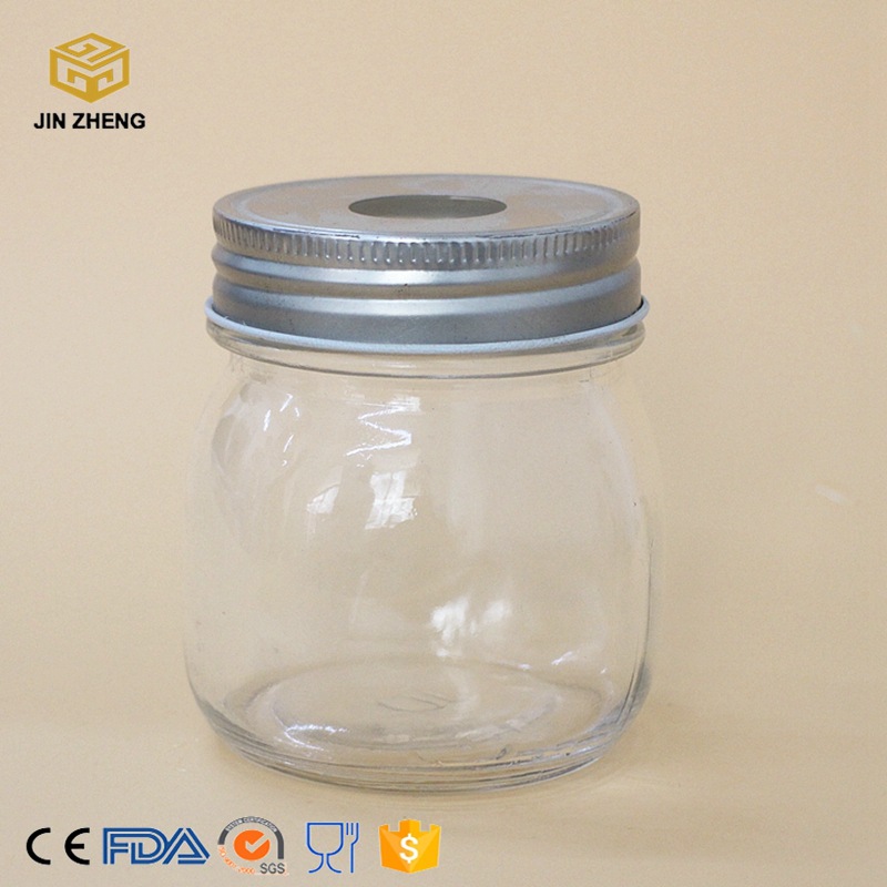 厂家批发 定制高白料玻璃 鱼子酱罐头瓶 食品包装瓶 鱼罐头瓶