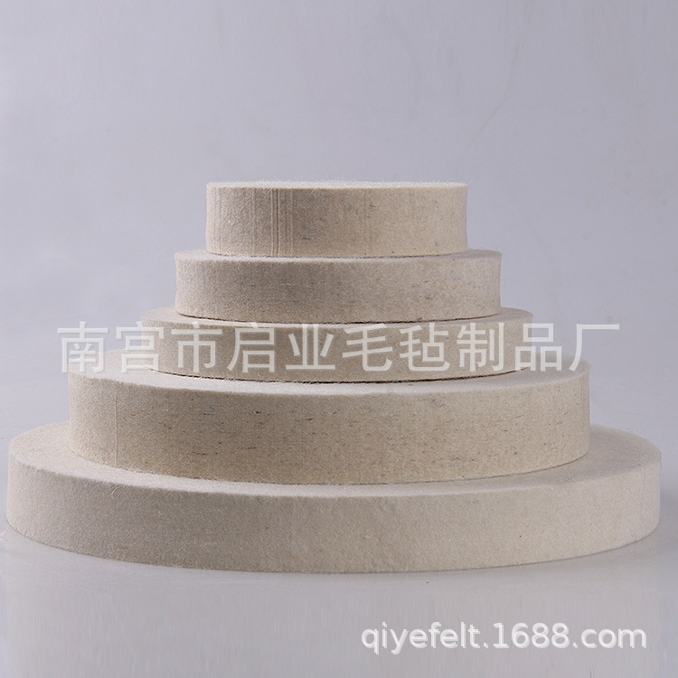 羊毛毡抛光轮 羊毛轮直销工业毛毡轮 羊毛盘玻璃镜面抛光轮