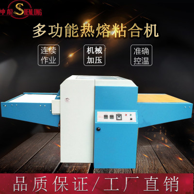 熱壓粘合機 服裝珍珠錦面料粘合設備 連續式熱熔燙金機 廠家直銷