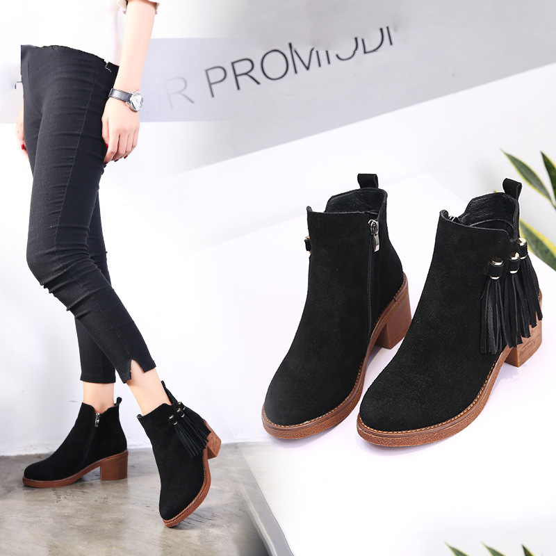 Bottes femme en En cuir - Ref 3355172 Image 1