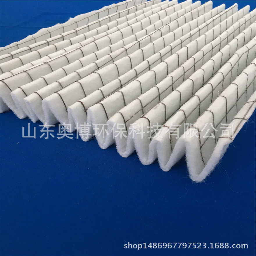 铁丝网过滤布 打折过滤棉  阻燃皱褶滤布 初效滤材可定制加工