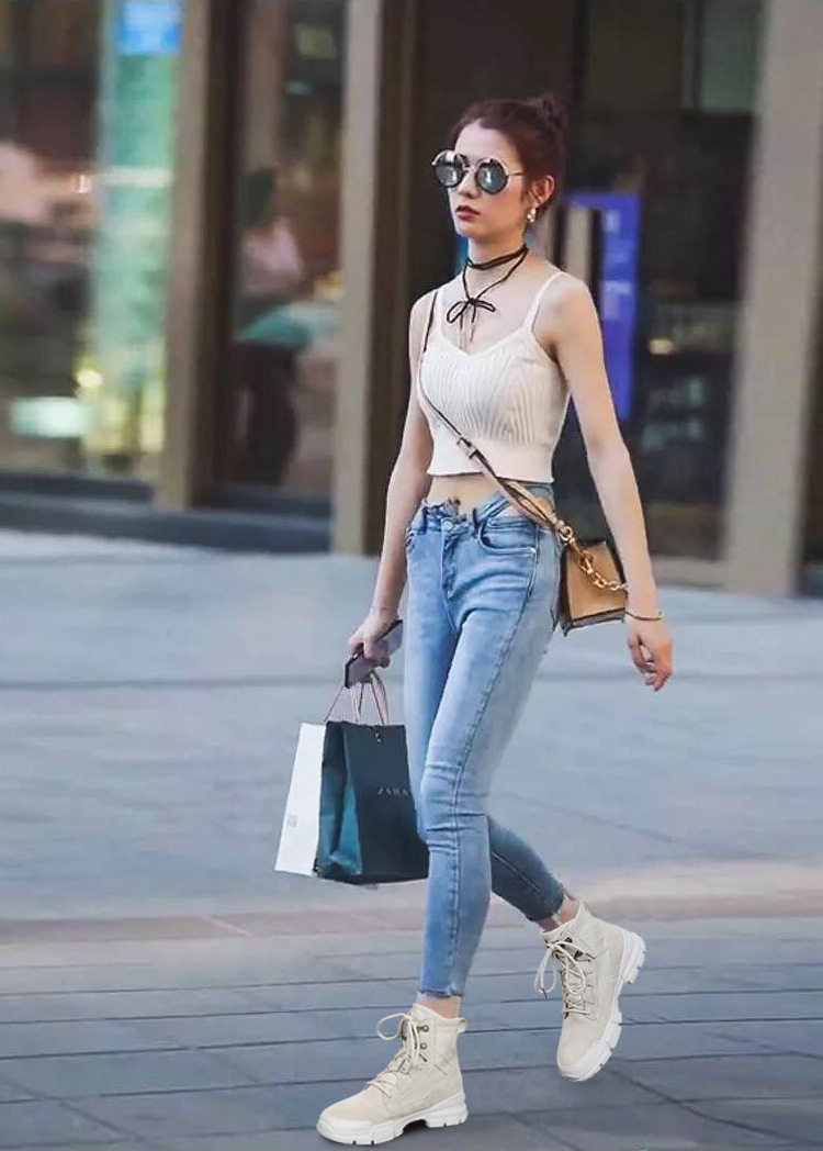 Bottes femme en Daim - Ref 3354958 Image 9