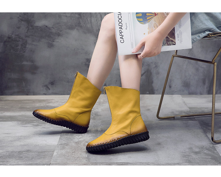 Bottes femme en En cuir - Ref 3354787 Image 23