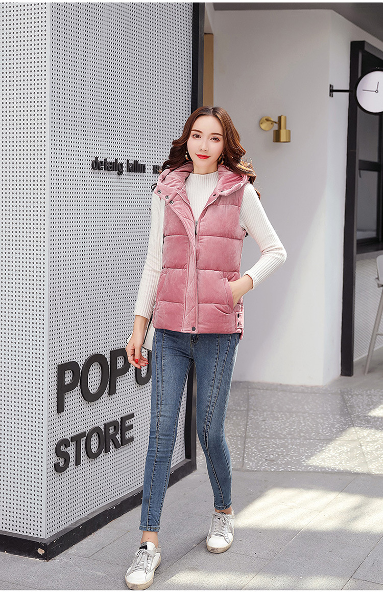 Gilet femme en Velours d or - Ref 3317509 Image 23