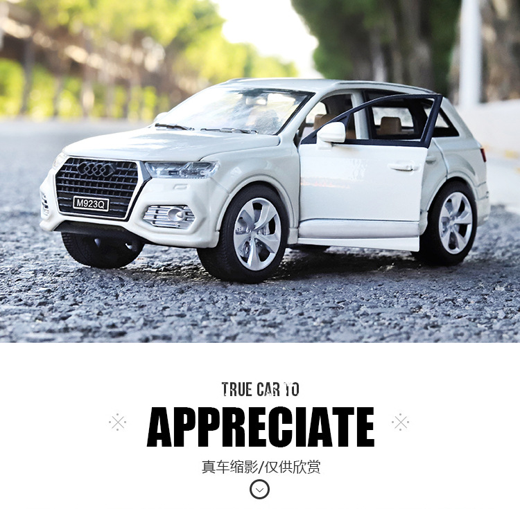 XLG奥迪Q7 1:24越野合金模型六开门带声光回力小汽车玩具详情图2