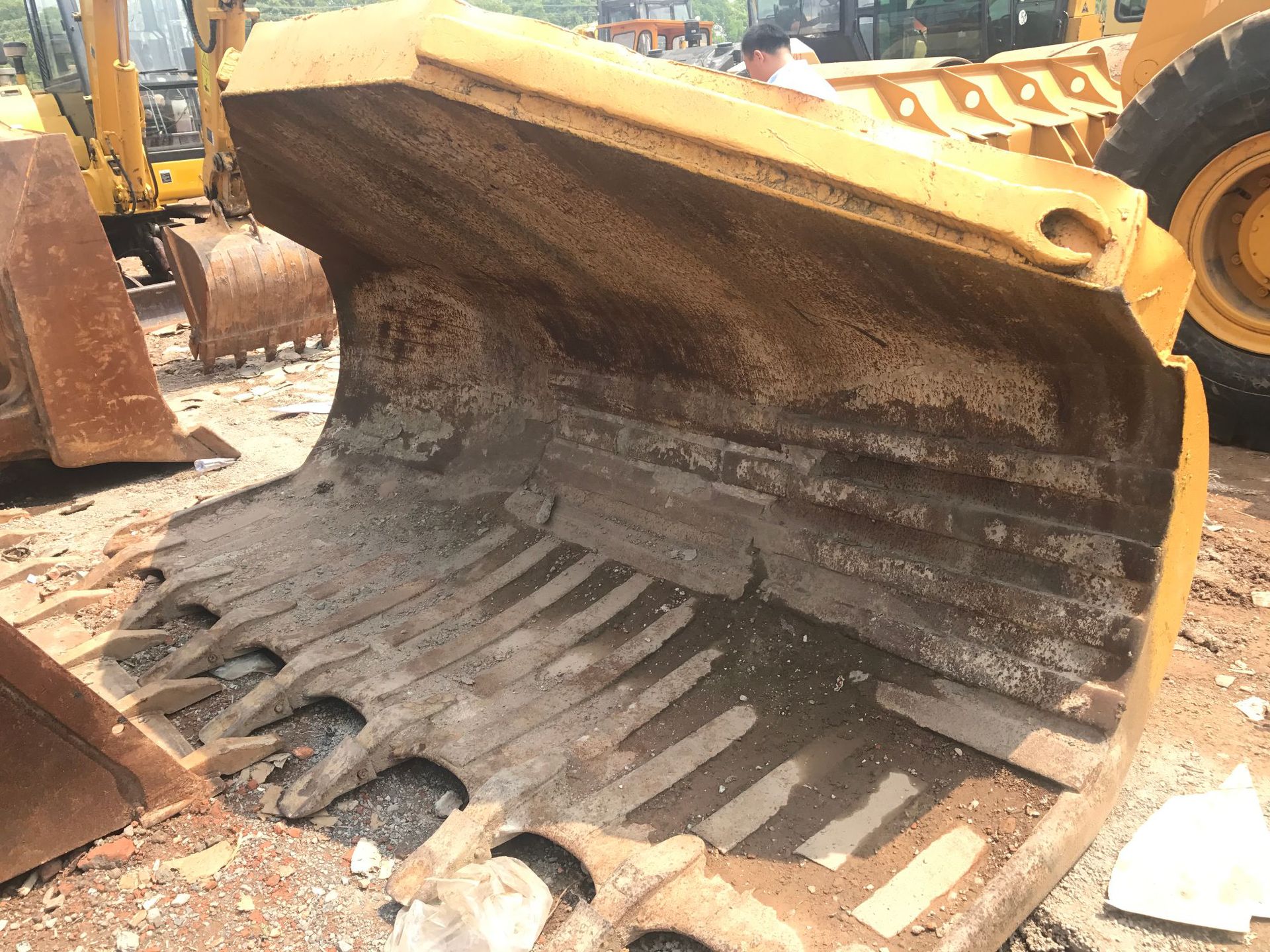 二手50装载机侧翻斗子,龙工855,柳工856,柳工50CN