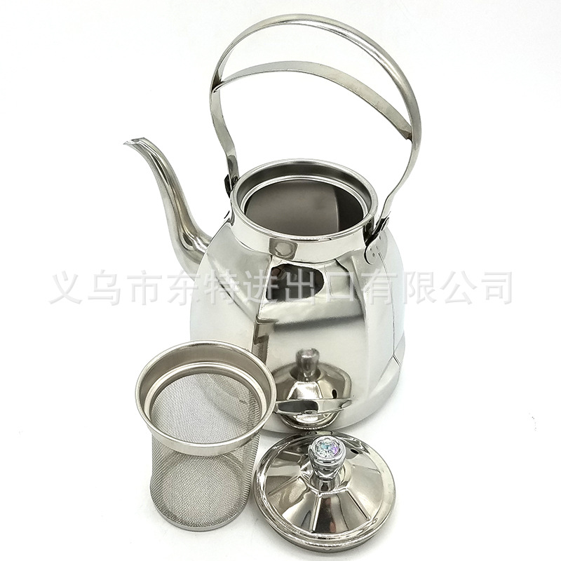 厂家直销不锈钢水壶1.5L茶壶咖啡壶冷水壶酒店餐厅创意六角壶详情图15