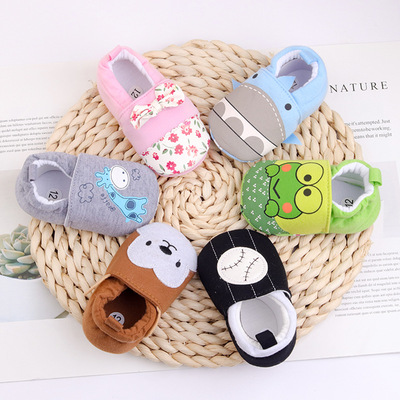 0-1 Baby Shoes spring and autumn non-slip prewalker  soft sole Cotton Can not afford shoes baby Single shoes