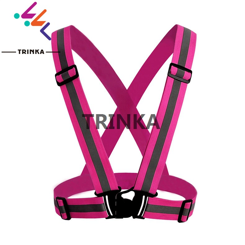 Retroreflective elastic suspenders