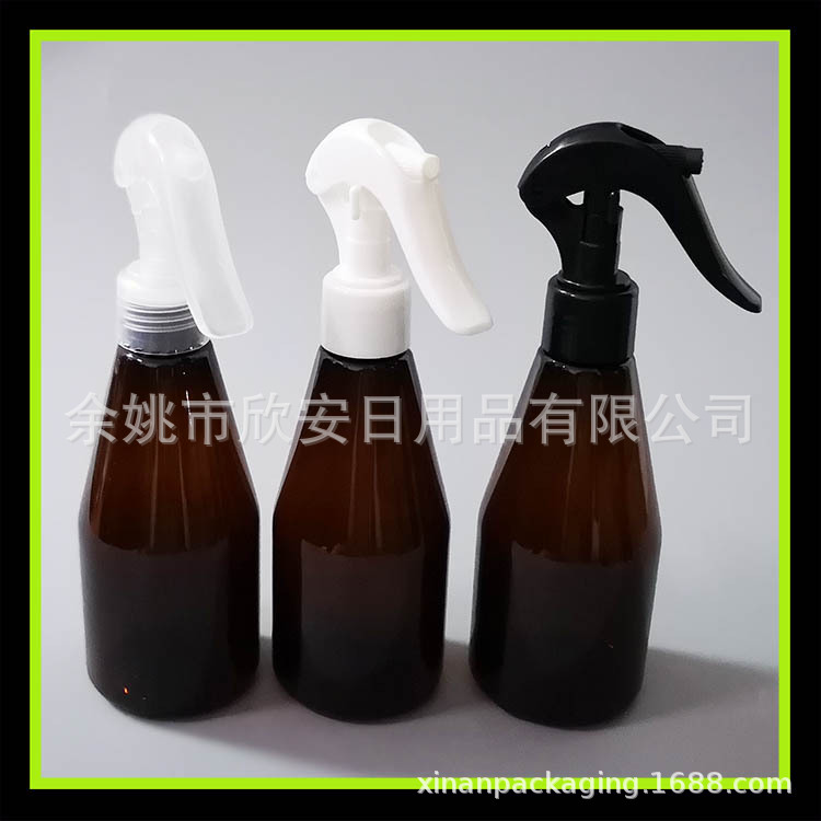 200ml棕色喷壶手扣喷雾瓶 园艺手扣式喷枪200ml小老鼠喷雾瓶