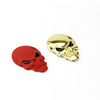 Auto metallic personality red eye skull sticker skull body sticker ghost head standard three -dimensional car tail label