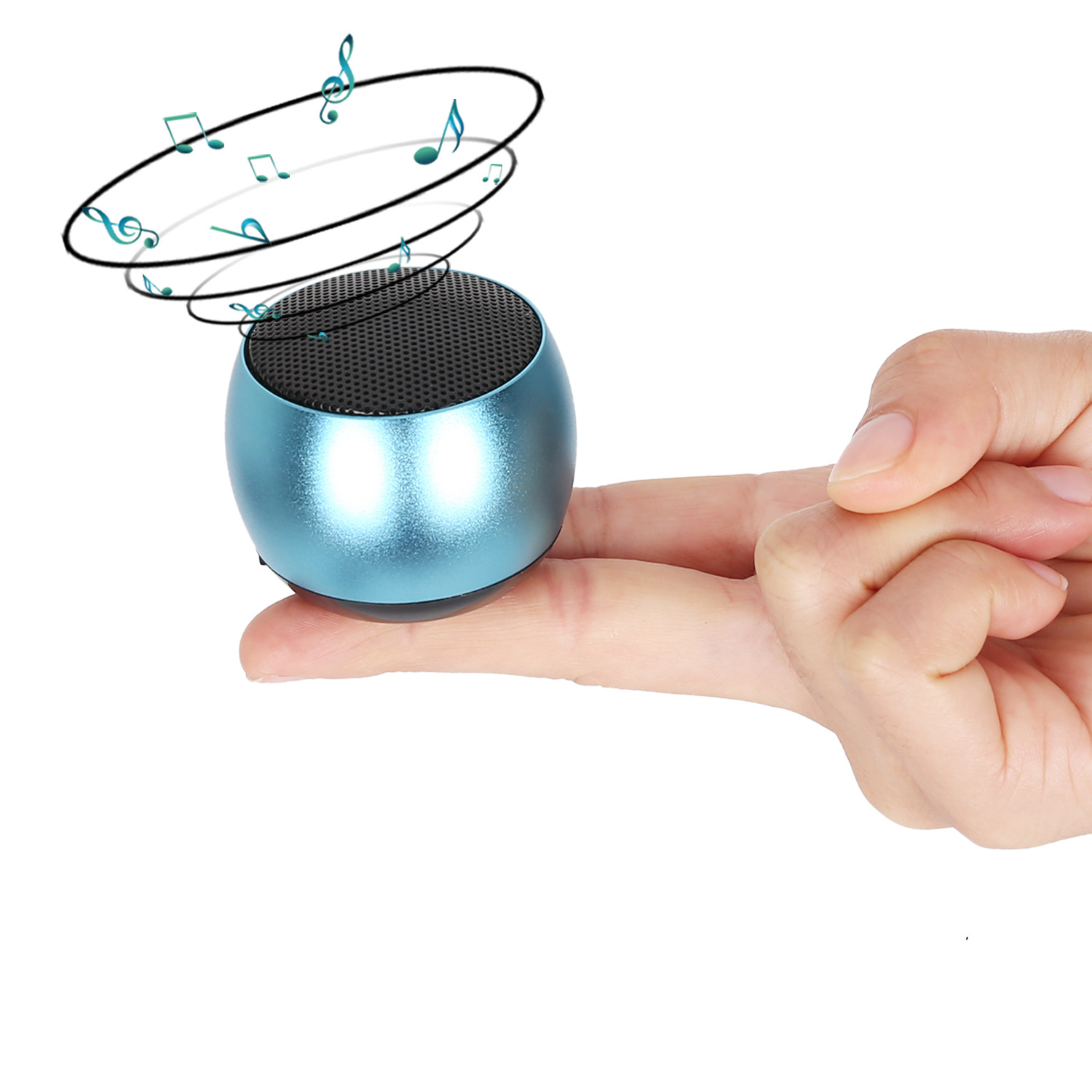 Shenghsing S1 Bluetooth Speaker outdoors Overweight bass Small steel gun portable Bluetooth loudspeaker box brand Safeguard