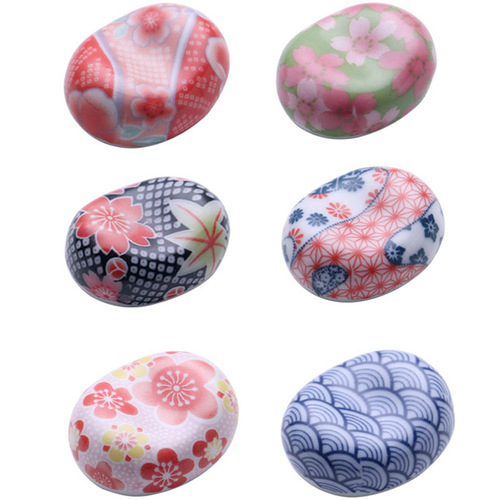 Ceramic Broad Bean Chopstick Rest Hotel Restaurant Chopstick Rest Korean Creative Taiwanese Japanese Grocery Owl Pen Mop