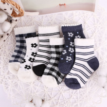 儿童袜子春秋新款男女宝宝袜透气日单中筒棉袜学步袜外贸工厂批发