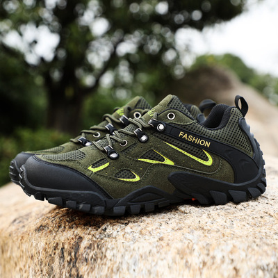 Men's hiking shoes 2020 Spring and autumn season new pattern ventilation Men's Shoes leisure time outdoors Mountaineering gym shoes