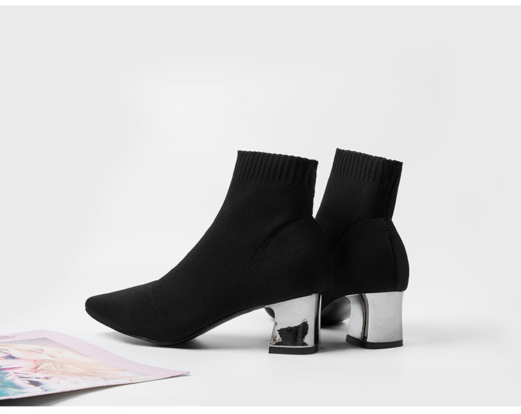 Bottes femme en Tissu - Ref 3354982 Image 9