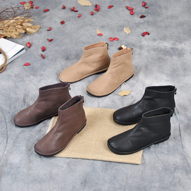 Bottes femme en En cuir - Ref 3355175 Image 1