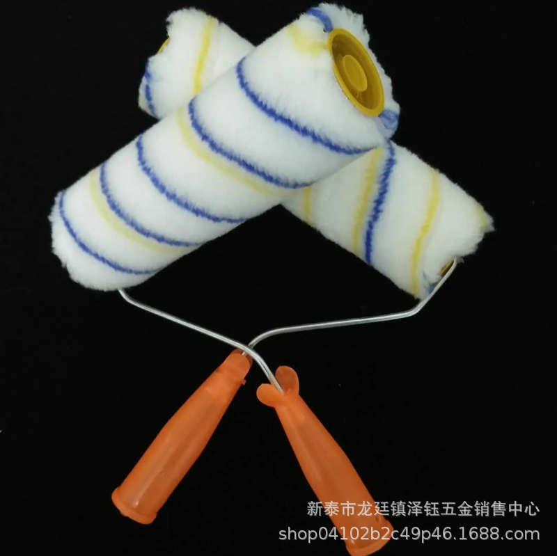 Al por mayor rodillo de pintura cepillo de herramientas de pintura cepillo de nueve pulgadas rodillo de ángulo no muerto rodillo de pintura de pelo largo