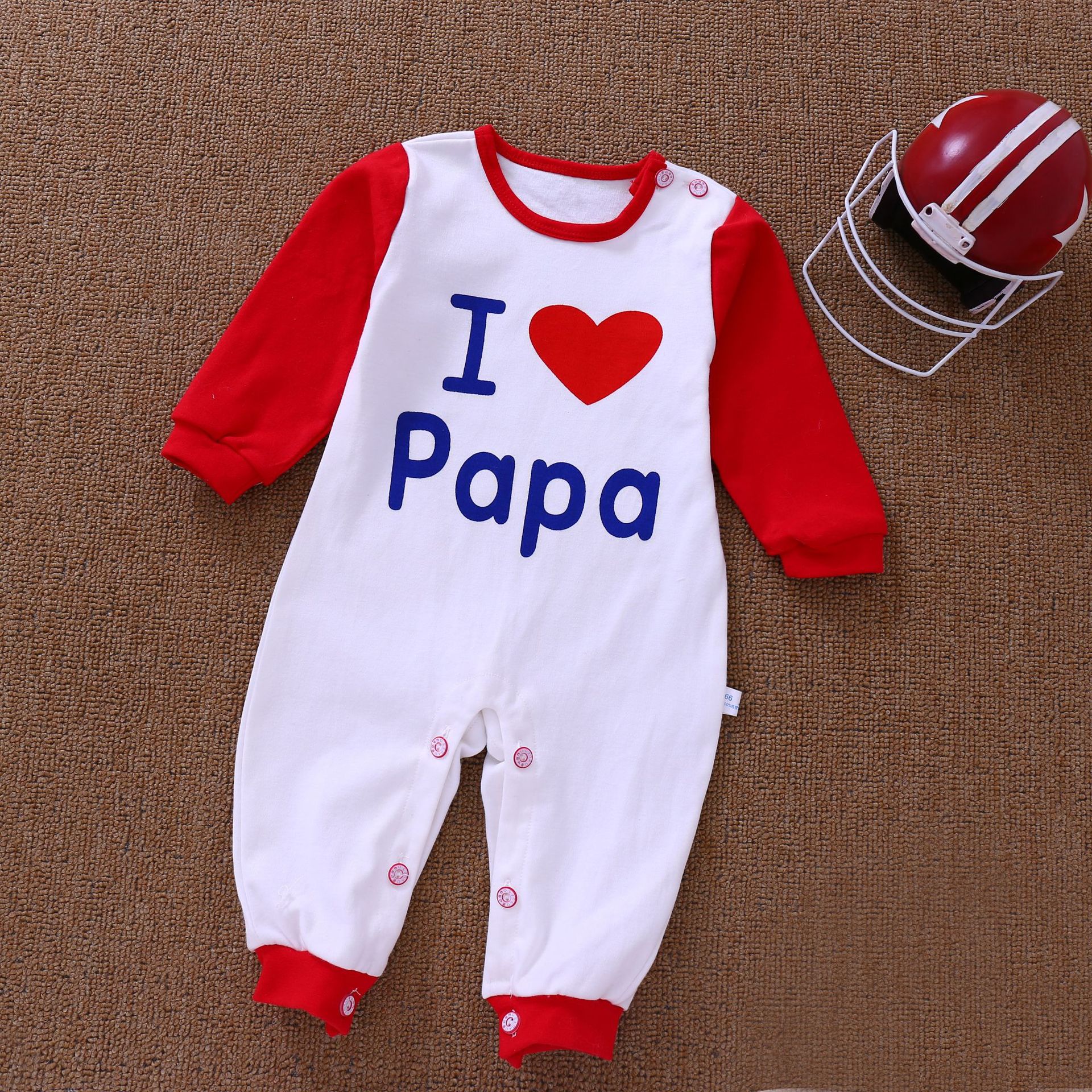 断码清 春秋婴儿连体衣宝宝婴幼儿连体哈衣0-1岁儿童爬爬服婴儿|ru