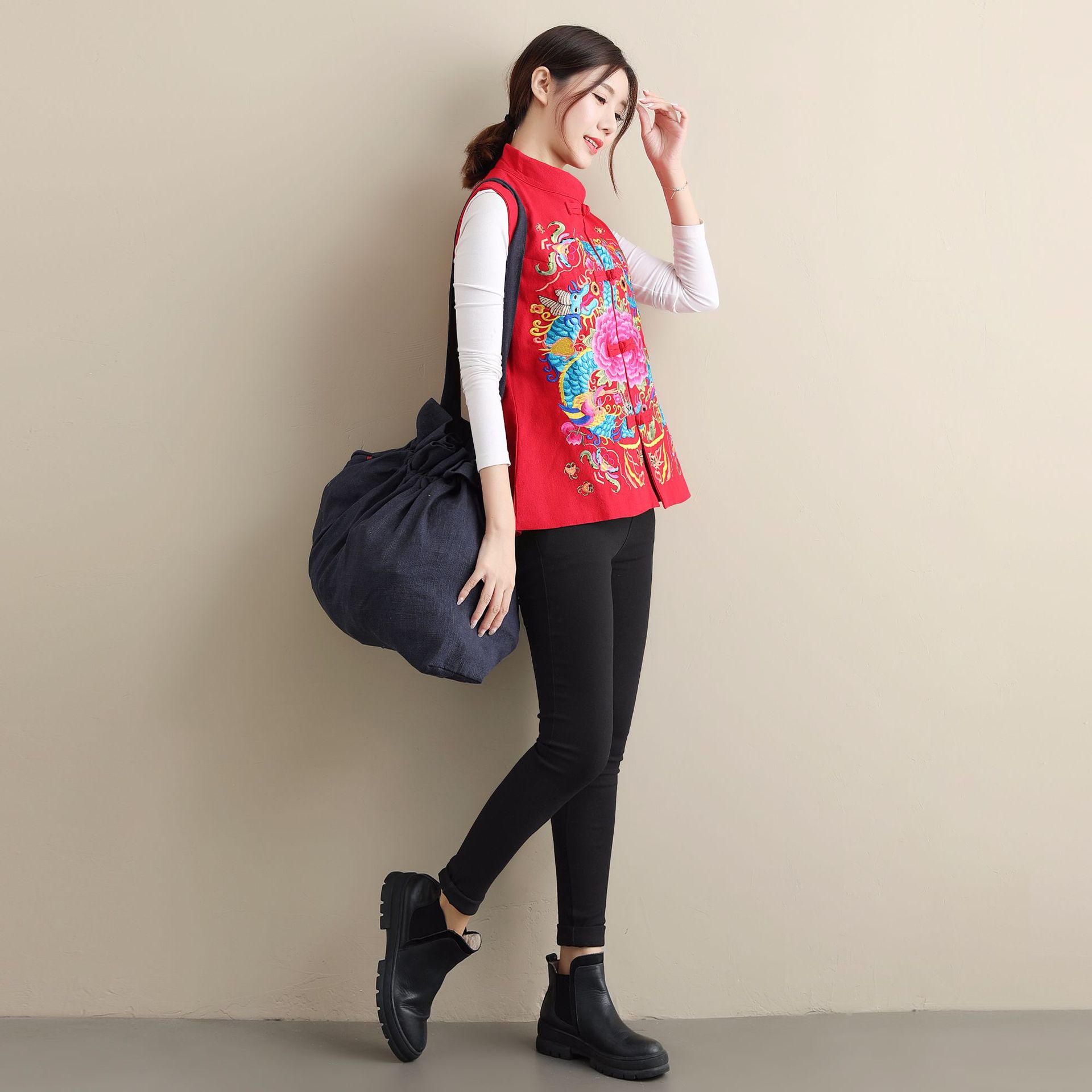 Gilet femme MA FAN TISSU en Coton - Ref 3316321 Image 31