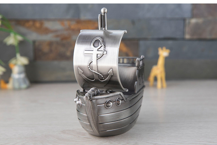 Pirate Ship Piggy Bank