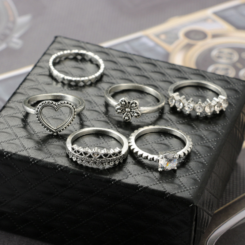 Alloy Fashion Sweetheart Ring(Main color) NHGY1724-Main color