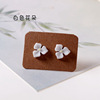 Ceramics, cute earrings, simple and elegant design, internet celebrity, wholesale