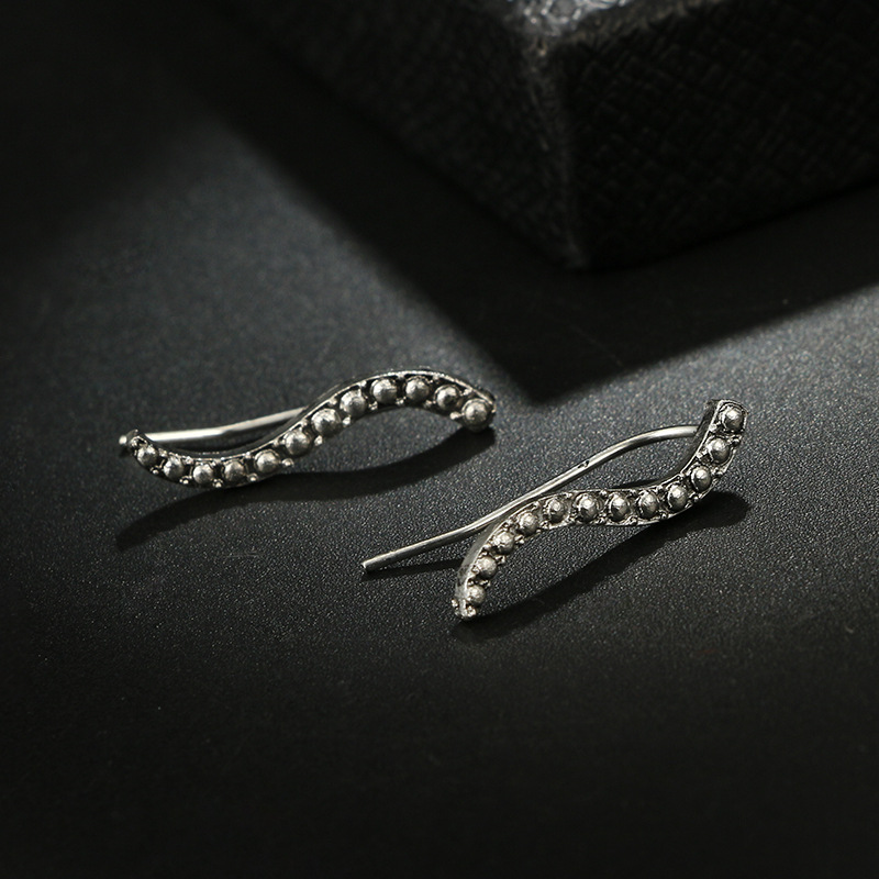 Simple Style Geometric Plating Alloy Earrings Ear Studs display picture 8
