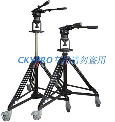 P-15+A100+DL-10 演播室气压升降 专业摄像机三脚架