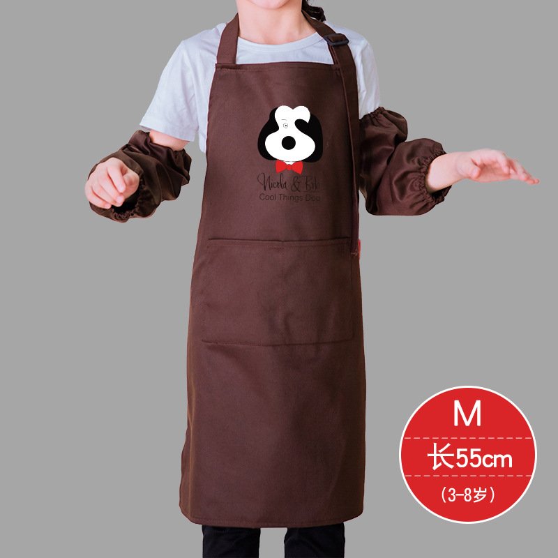 Lindo delantal sin mangas de dibujos animados los niños bebé pintura arroz ropa cerámica hornear Escuela Primaria estudiante clase arte protectora