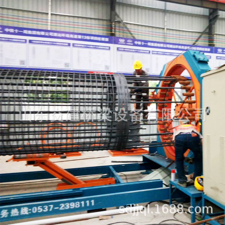 交建 智能全制动钢筋笼滚焊机 厂家热销数控钢筋笼滚焊机 质量好