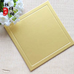 烘焙工具 加厚慕斯墊 生日蛋糕墊 金色墊片 慕斯蛋糕卡紙100張/件