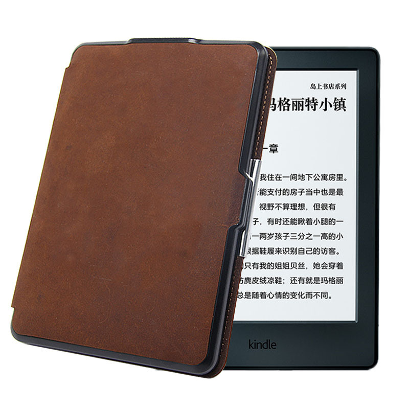 Customized e-book protective case 2012-2017 for Amazon Kindle Paperwhite Leather Case