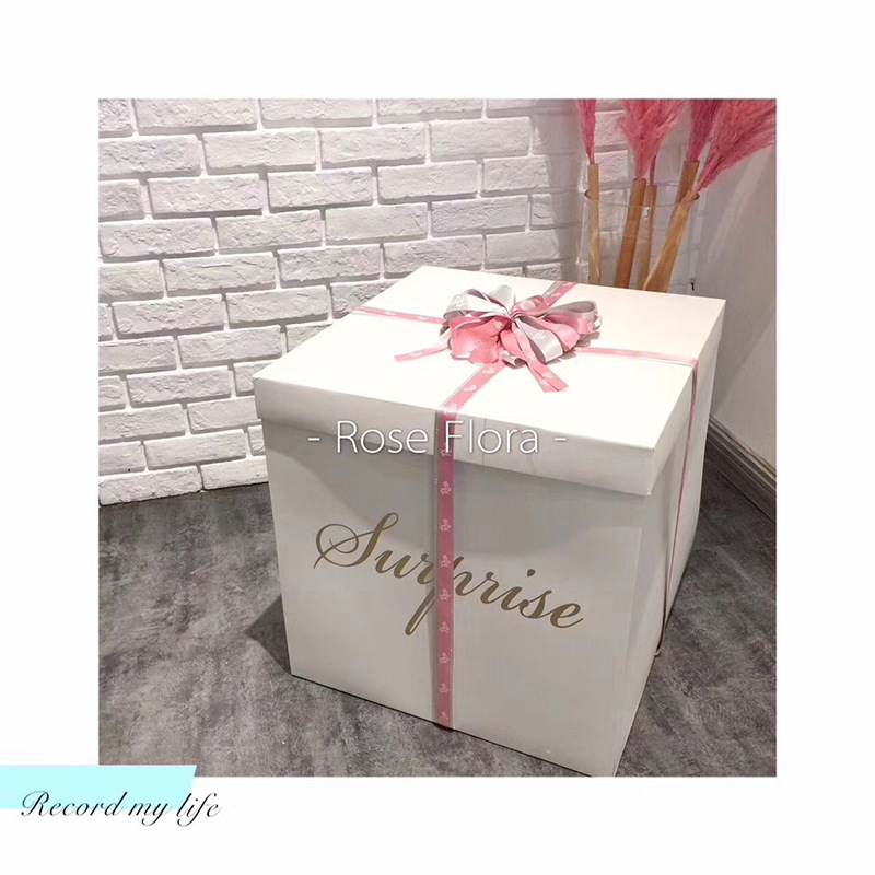 Caja de regalo creativa del Día de San Valentín para novia sorpresa Globo TikTok caja propuesta confesión caja de regalo de cumpleaños