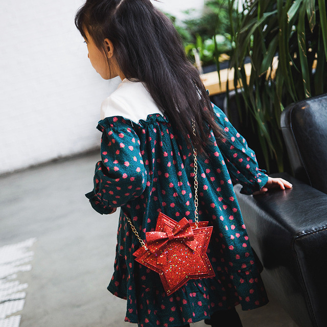 Túi xách thời trang trẻ em túi công chúa sequin túi Messenger 2019 phiên bản Hàn Quốc của bé gái ví phụ kiện dễ thương Túi messenger cho trẻ em
