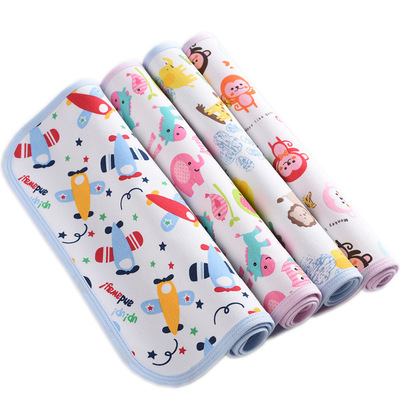 竹纖維隔尿墊純棉透氣寶寶隔尿巾三層雙面吸水防漏隔尿墊30*45CM