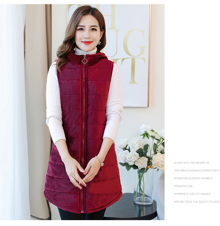 Gilet femme en Peau de pêche - Ref 3317833 Image 16