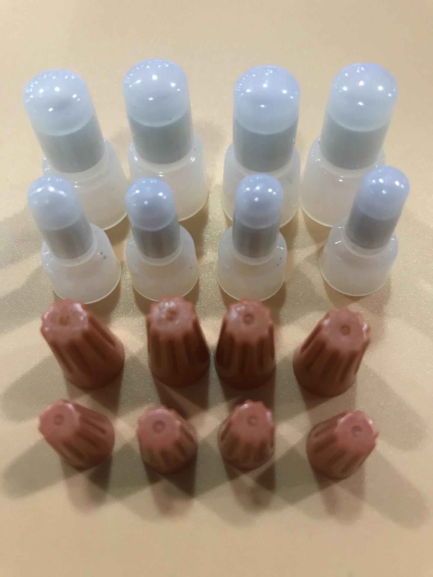 透明尼龙压线帽奶咀式防水闭端子接线帽 压力型闭端子CE-1CE-