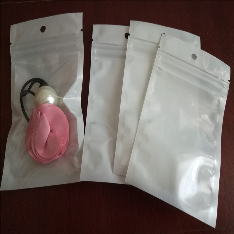 项链自封袋pe骨袋带飞机孔纸卡opp塑料袋透明OPP胶袋带卡头手表袋