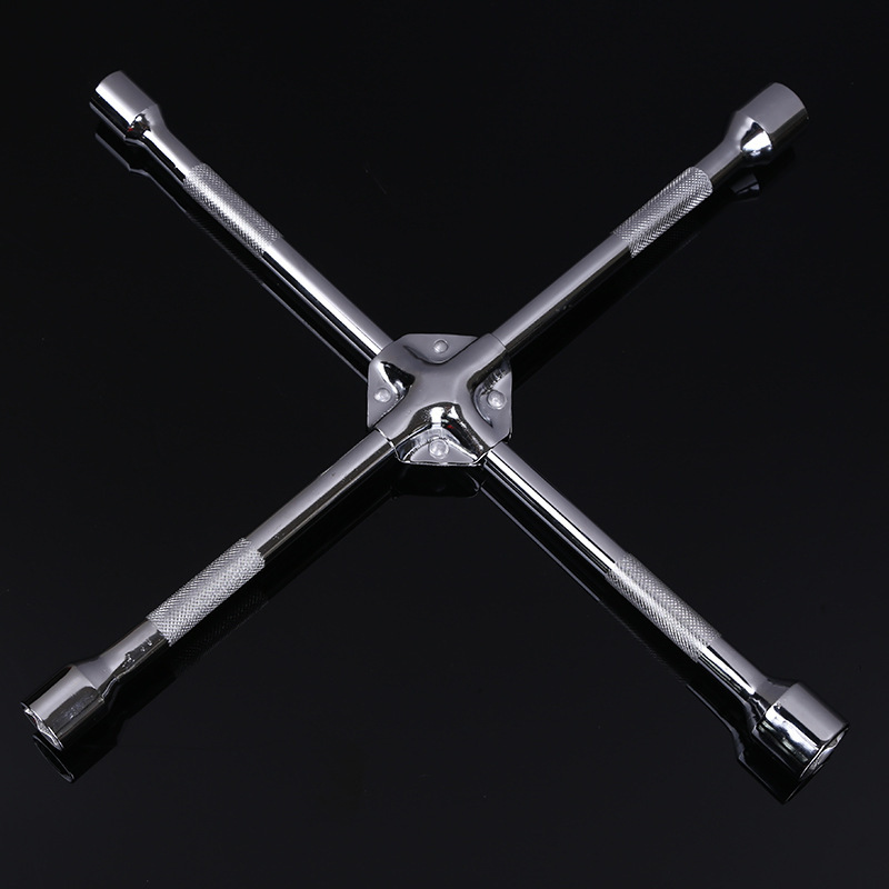 铬钒钢镜面扳手 十字扳手汽修轮胎套筒 带夹十字扳手 厂家直销