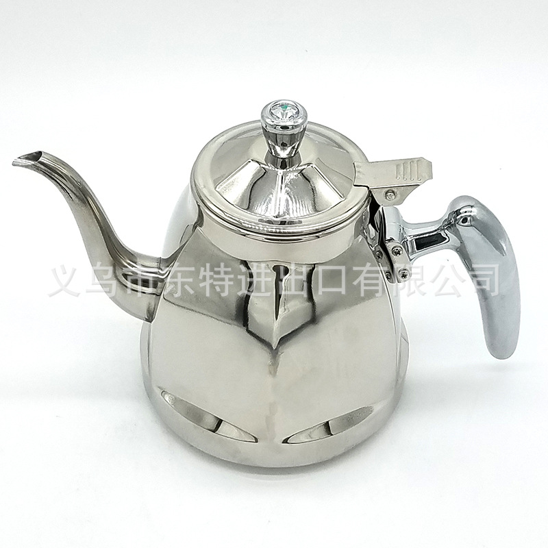 厂家直销不锈钢水壶1.5L茶壶咖啡壶冷水壶酒店餐厅创意六角壶详情图4