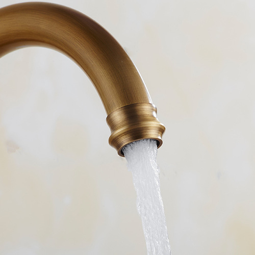 Haimins Customizable Antique Single Handle Cold and Hot Kitchen Faucet Swivel Faucet 9098