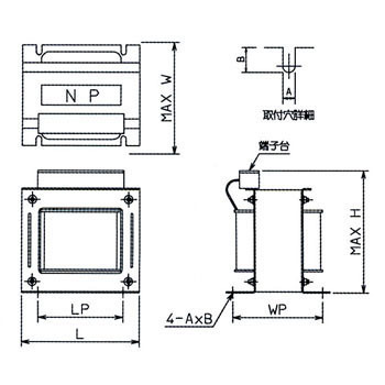 供应布目电机 NETK065A42 转型 三相乾式変圧器 65kVA