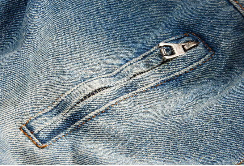 Men's Denim Jacket Retro Style Thick Patch Coat For Men_voghion.com