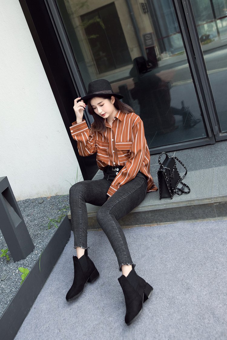 Bottes femme USINE DE CHAUSSURES XINYU en Daim - Ref 3355512 Image 25