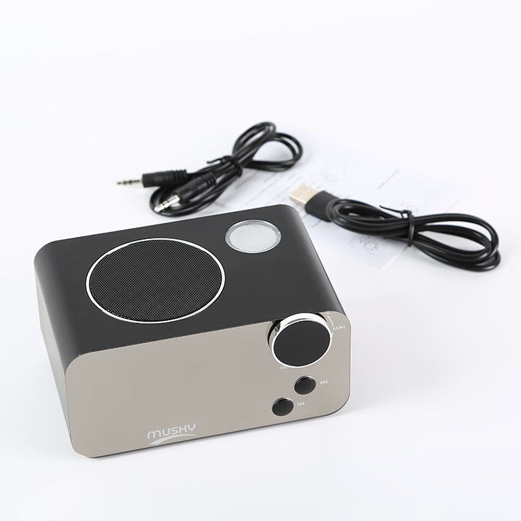 DY39手机蓝牙低音炮|床头灯音响|大屏时尚时钟|迷你便携闹钟音响